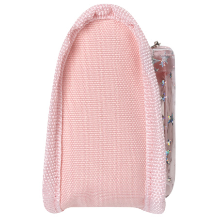 Пенал-косметичка ЮНЛАНДИЯ, 2 отделения, полиэстер, "Kitty", розовый, 21х6х9 см, 270261 - Пеналы мягкие