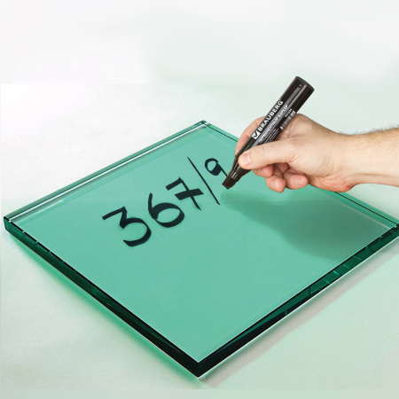 Маркер перманентный BRAUBERG "JUMBO", ЧЕРНЫЙ, ШИРОКАЯ ЛИНИЯ ПИСЬМА, скошенный наконечник, 3-10 мм, 151224 - Маркеры перманентные