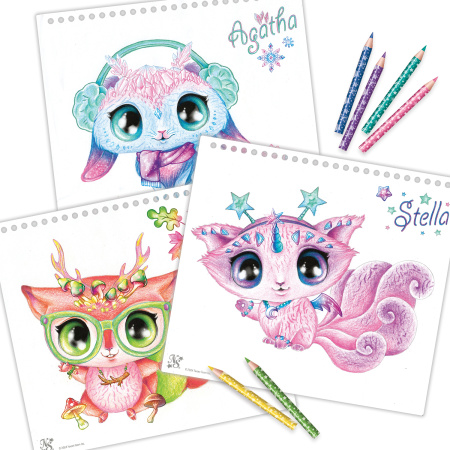 Серия Space: Раскраска для девочек - Мифики - Наборы для рисования