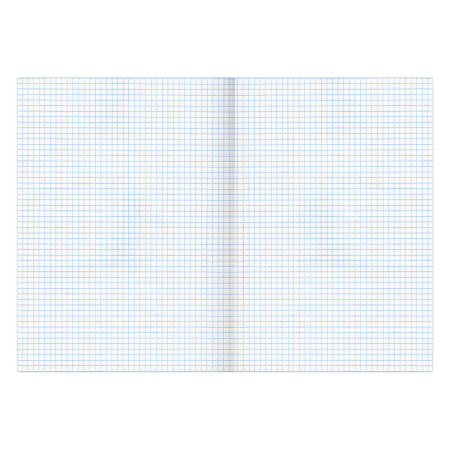 Тетрадь бумвинил, А4, 96 л., скоба, офсет №1, клетка, STAFF, СИНИЙ, 403410 - Тетради формата А4