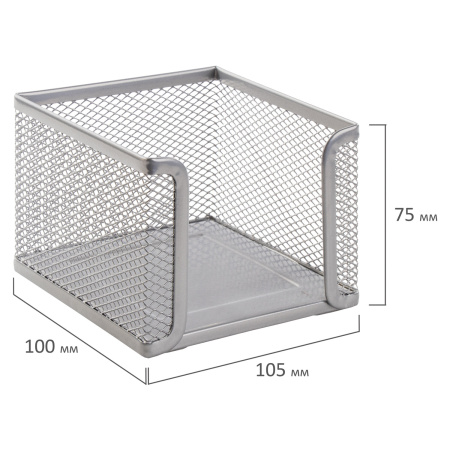 Настольный набор из металла BRAUBERG "Germanium", 7 предметов, серебристый, 231963 - Настольные наборы из металла