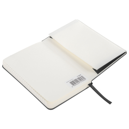 Блокнот МАЛЫЙ ФОРМАТ (93х142 мм) А6, BRAUBERG ULTRA, балакрон, 80 г/м2, 96 л., линия, черный, 113056 - Бизнес-блокноты и бизнес-тетради