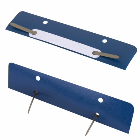 Механизм скоросшиватель полоска до 100 листов, КОМПЛЕКТ 50 шт., металл, 160х35 мм, STAFF, 229824 - Механизмы для скоросшивания