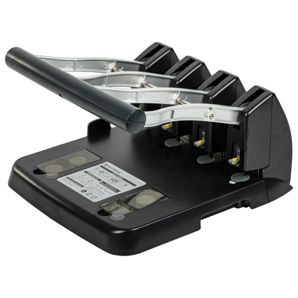 Дырокол на 4 отверстия металлический МОЩНЫЙ BRAUBERG "Heavy Duty Extra", до 150 листов, 270555 - Дыроколы на 4 отверстия