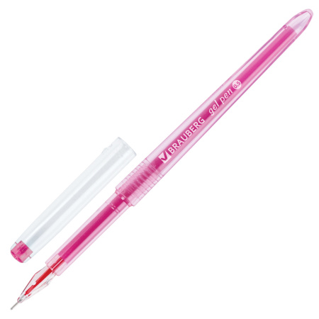 Ручки гелевые BRAUBERG DIAMOND, НАБОР 12 ЦВЕТОВ, узел 0,5 мм, линия письма 0,25 мм, 143377 - Наборы гелевых ручек