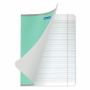 Тетрадь 12 л. BRAUBERG КЛАССИКА NEW частая косая линия с дополнительной горизонтальной, обложка картон, ЗЕЛЕНАЯ, 105693 - Тетради 12-24 листов