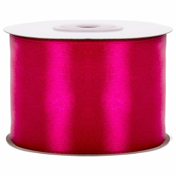 Лента атласная ширина 50 мм, длина 23 м, малиновая, BRAUBERG, 591528 - Ленты для декора, рукоделия и упаковки подарков
