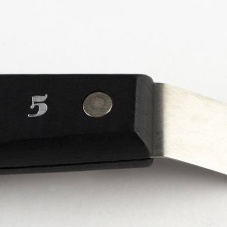 Мастихин "Мастер-Класс" № 5, деревянная ручка 12,5 см, лезвие металл 6,8x4,8 см - Мастихины