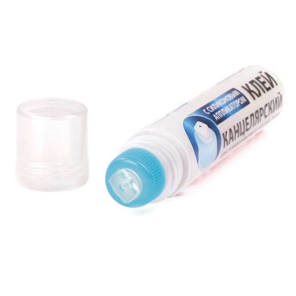 Клей канцелярский BRAUBERG, 50 мл, с силиконовым аппликатором, 1 шт, 227535 - Клей канцелярский