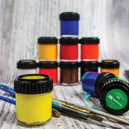 Гуашь художественная BRAUBERG ART CLASSIC, НАБОР 12 цветов в баночках по 22 мл, 191585 - Гуашь художественная в наборах