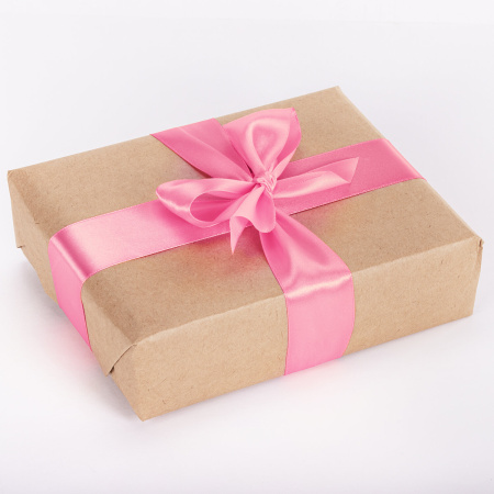 Лента атласная ширина 38 мм, длина 23 м, розовая, BRAUBERG, 591512 - Ленты для декора, рукоделия и упаковки подарков