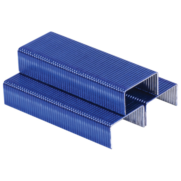 Скобы для степлера цветные №10, 1000 штук, BRAUBERG "EXTRA", до 20 листов, 229300 - Скобы для степлеров