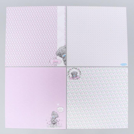 Набор бумаги для скрапбукинга Me to you "Мечта" в наборе 12 листов размером 30,5*30,5 см, плотность 180 г/м - Наборы бумаги
