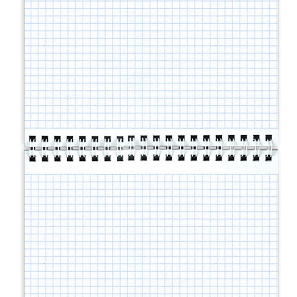 Блокнот БОЛЬШОЙ ФОРМАТ А4 200х290 мм, 80 л., гребень, картон, жесткая подложка, клетка, ОФИСМАГ, темно-синий, 129865 - Блокноты