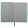 Ежедневник недатированный МАЛЫЙ 100х150 мм А6 BRAUBERG "Metropolis Mix", под кожу, 136 л., мятный, 113308 - Ежедневники с покрытием "под кожу и ткань"