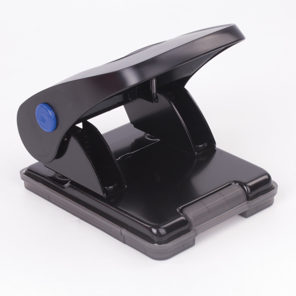 Дырокол металлический BRAUBERG "Extra", до 40 листов, черный, 229093 - Дыроколы настольные