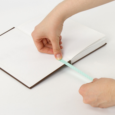 Закладки-ляссе фактурные для книг А5 (длина 28 см) "ФАНТАЗИЯ", клейкий край, 3 ленты, ПИФАГОР, 112971 - Закладки для книг