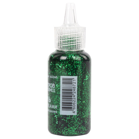 Гель с блестками ОСТРОВ СОКРОВИЩ, для декора, 20 мл, цвета ассорти, 1 шт, 662260 - Гель, гель-клей, краска для декорирования