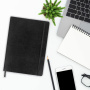 Ежедневник недатированный БОЛЬШОЙ ФОРМАТ 210х297 мм А4, BRAUBERG "Metropolis Ultra", 160 л., черный, 113284 - Ежедневники с покрытием "под кожу и ткань"