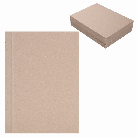 Крышки переплетные картонные А4 305х220 мм, КОМПЛЕКТ 100 шт. (обложка "Дело" - 50 шт., задник - 50 шт.), 112163 - Папки архивные для переплета