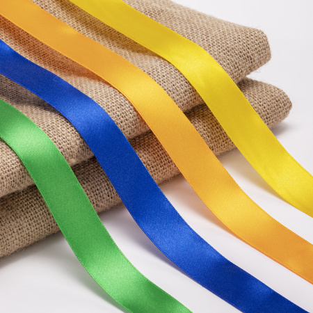 Лента атласная ширина 25 мм, набор №2 4 цвета по 23 м, BRAUBERG, 591502 - Ленты для декора, рукоделия и упаковки подарков