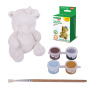 ФИГУРКА ИЗ ГИПСА с красками и кистью для росписи, ассорти, BRAUBERG KIDS, 665203, 1 шт - Наборы для рукоделия