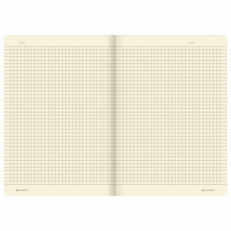 Тетрадь 40 л. в клетку обложка SoftTouch, бежевая бумага 70 г/м2, сшивка, А5 (147х210 мм), RED FLOWERS, BRAUBERG, 403784 - Тетради 40-48 листов