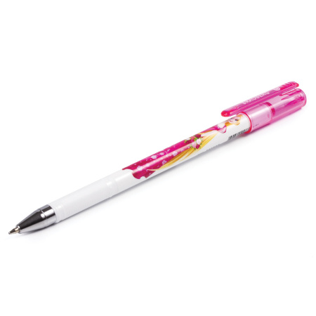 Ручка шариковая BRAUBERG "Леди", СИНЯЯ, корпус с печатью, узел 0,7 мм, линия письма 0,35 мм, 1 шт, 141537 - Ручки шариковые неавтоматические