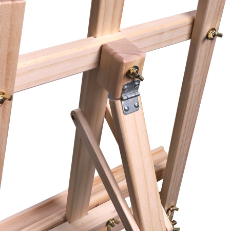 Мольберт напольный из сосны Лира, 170х55х70 см, высота холста до 107 см, BRAUBERG ART CLASSIC, 192260 - Мольберты