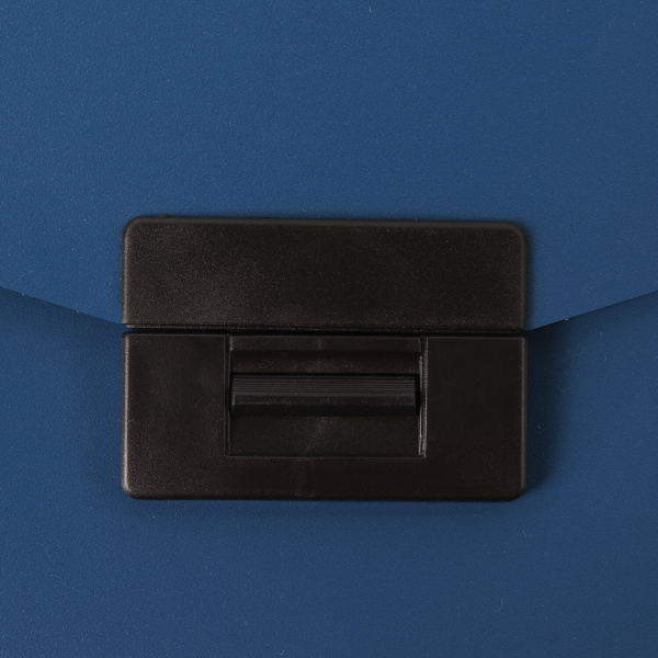 Портфель пластиковый STAFF А4 (320х225х36 мм), без отделений, синий, 229240 - Портфели пластиковые