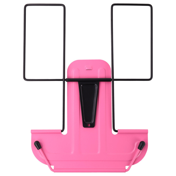 Подставка для книг и учебников BRAUBERG LINE, металлическая, розовая, европодвес, 238215 - Подставки для книг