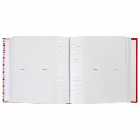 Фотоальбом BRAUBERG "Шотландка" на 200 фото 10х15 см, под кожу, бумажные страницы, бокс, 391192 - Фотоальбомы