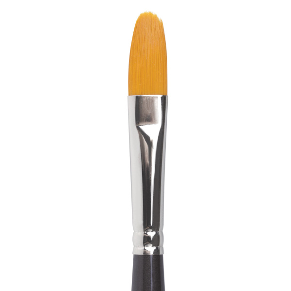 Кисть художественная проф. BRAUBERG ART CLASSIC, синтетика жесткая, овальная, № 10, длинная ручка, 200681 - Кисти художественные из синтетического волоса