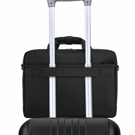 Сумка портфель BRAUBERG Expert с отделением для ноутбука 15,6", 2 отделения, черная, 30х40х10 см, 270824 - Сумки деловые с отделением для ноутбука и планшета