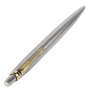 Ручка шариковая PARKER "Jotter Core Stainless Steel GT", корпус серебро, позолота, синяя, 1953182 - Ручки шариковые подарочные