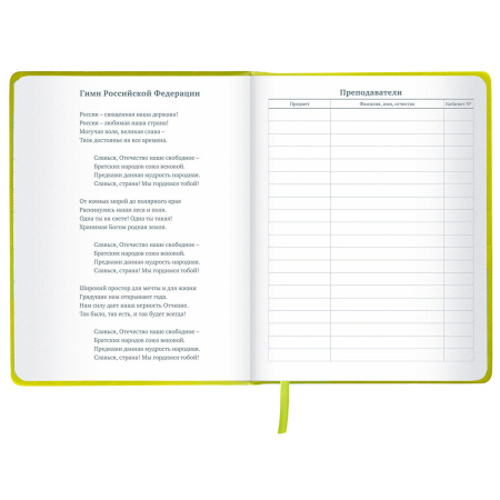 Дневник 1-11 класс 48 л., кожзам (твердая с поролоном), тиснение аппликация, BRAUBERG, "Super Avo", 106205 - Дневники универсальные