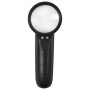 Лупа просмотровая BRAUBERG, С ПОДСВЕТКОЙ, диаметр 50 мм, увеличение 5, корпус черный, 454128 - Лупы