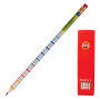 Карандаш чернографитный KOH-I-NOOR, 1 шт., "Таблица умножения", НВ, с ластиком, 1231002477KSNV - Карандаши чернографитные
