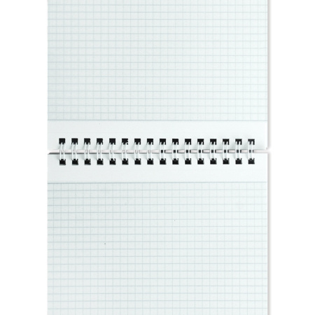 Блокнот А5 146х205 мм, 60 л., гребень, жесткая подложка, клетка, STAFF, 4 вида, 126539 - Блокноты