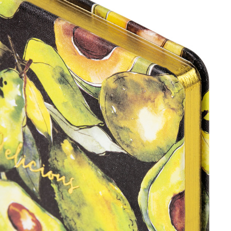 Ежедневник недатированный А5 (138х213 мм), BRAUBERG VISTA, под кожу, твердый, 136 л., "Avocado", 112026 - Ежедневники с покрытием "под кожу и ткань"