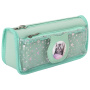 Пенал-косметичка ЮНЛАНДИЯ, 2 отделения, полиэстер, "Kitty", мятный, 21х6х9 см, 270262 - Пеналы мягкие