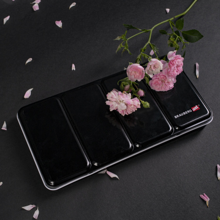 Акварель художественная кюветы НАБОР 36 цветов по 3,5 г, металлический кейс, BRAUBERG ART PREMIERE, 191774 - Акварель художественная в наборах