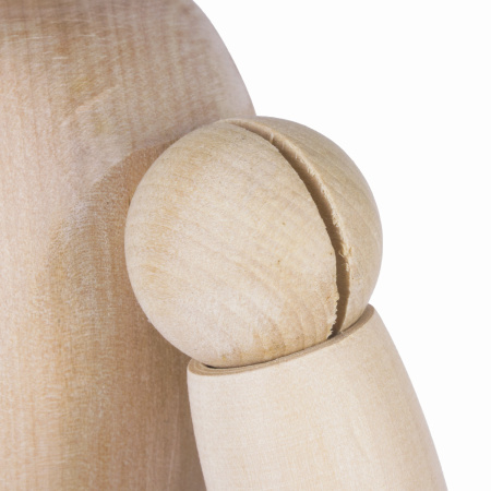 Манекен человека художественный BRAUBERG ART CLASSIC, женский, дерево, высота 51 см., 191292 - Манекены