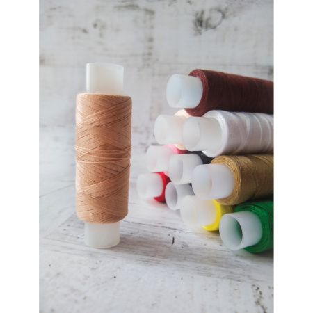 Набор швейных ниток, 11 цветов по 120 м, армированные, 45 ЛЛ, ОСТРОВ СОКРОВИЩ, 662789 - Нитки швейные