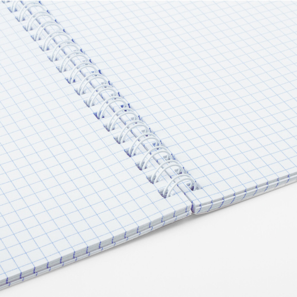 Тетрадь А5 120 л. BRAUBERG, гребень, клетка, глянцевая ламинация, "Растения" (4 вида в спайке), 404448 - Тетради более 60 листов