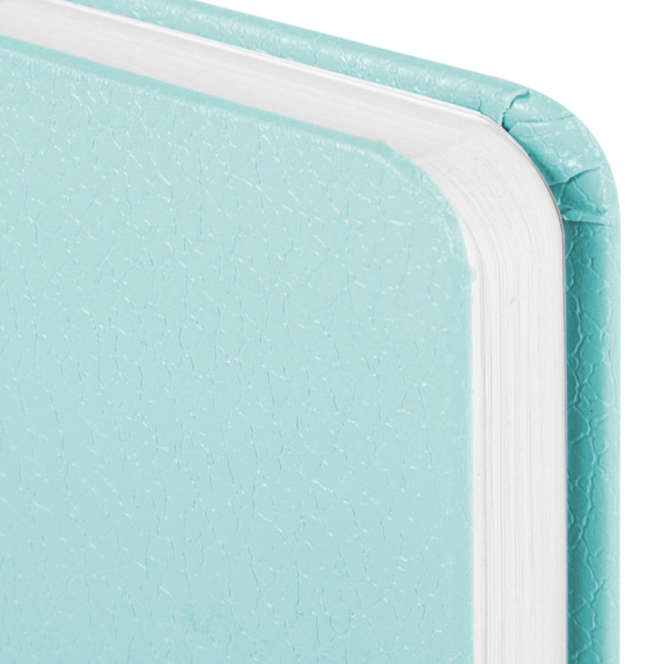 Ежедневник недатированный МАЛЫЙ ФОРМАТ А6 (100x150 мм) BRAUBERG "Profile", балакрон, 136 л., мятный, 111692 - Ежедневники с покрытием "под кожу и ткань"