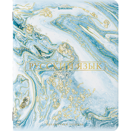 Тетради предметные со справочным материалом, КОМПЛЕКТ 10 ПРЕДМЕТОВ, "PASTEL", 48 л., SoftTouch, фольга, BRAUBERG, 404031 - Тетради предметные