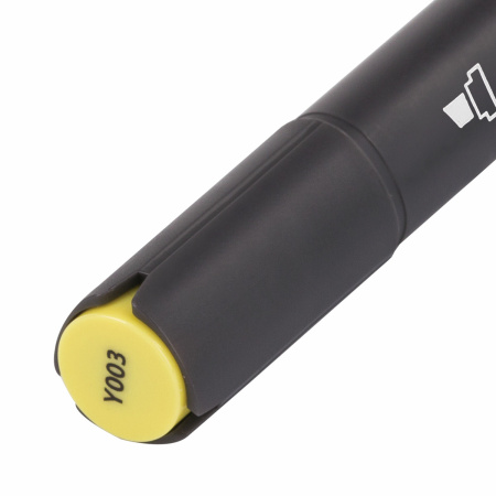 Маркер для скетчинга двусторонний 1 мм - 6 мм BRAUBERG ART CLASSIC, ЖЕЛТЫЙ КАНАРЕЕЧНЫЙ (Y003), 151852 - Скетчмаркеры поштучно