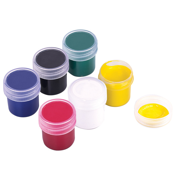 Гуашь BRAUBERG "АКАДЕМИЯ КЛАССИЧЕСКАЯ ЭКСТРА", 6 цветов по 20 мл, 192371 - Краски для детского творчества