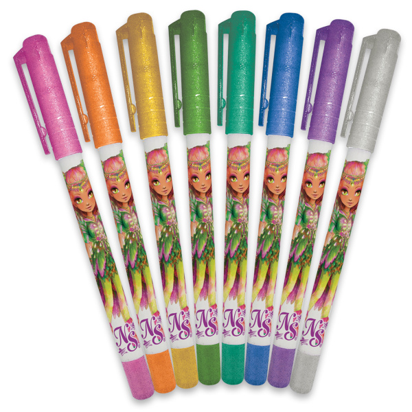 Серия: Hazelia. Набор цветных  гелевых ручек, металлик - Наборы